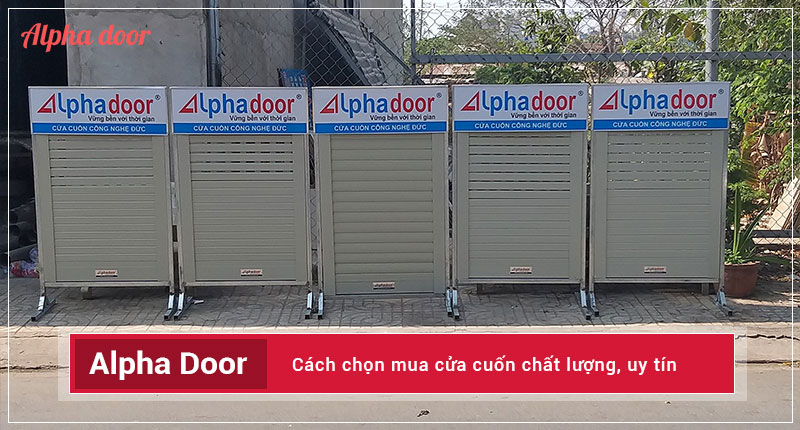 Chọn mua cửa cuốn Alpha Door