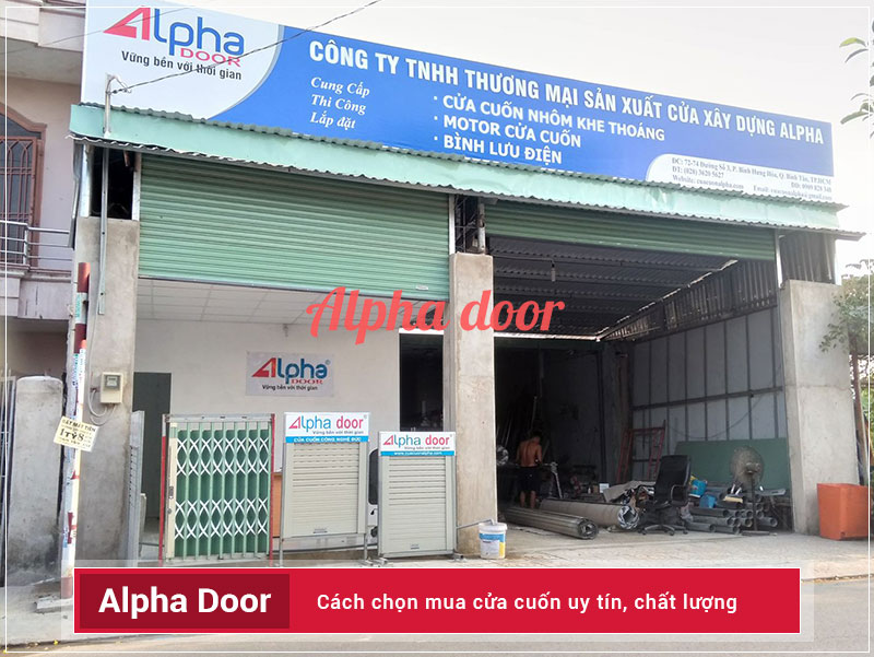 Chọn mua cửa cuốn Alpha Door