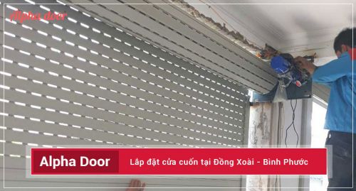 Lắp đặt cửa cuốn Đồng Xoài - Bình Phước