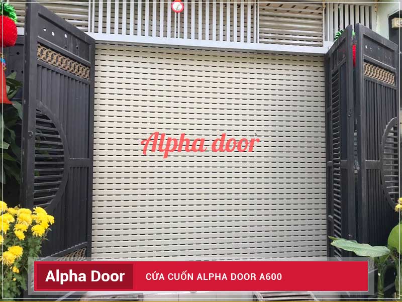 Cửa cuốn nhôm khe thoáng Alpha door A 600