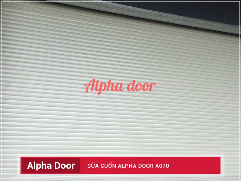 Cửa cuốn nhôm khe thoáng Alpha door A070