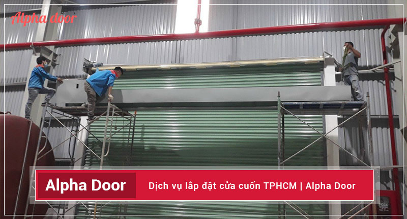 Lắp đặt cửa cuốn cổng tại TPHCM