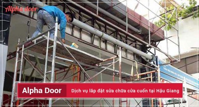 Thi công lắp đặt cửa cuốn tại Hậu Giang